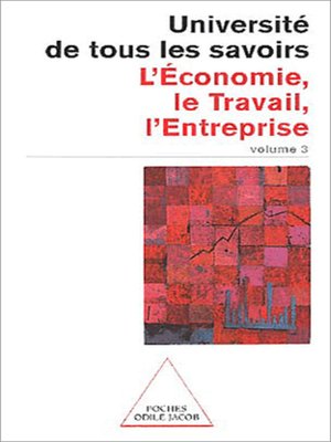 cover image of L' Économie, le Travail, l'Entreprise